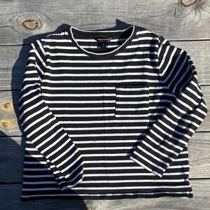 Banana republic striped 3/4 sleeve